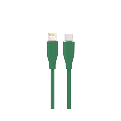 GEMBIRD Cavo in silicone Type-C (PD) 1.5 m Verde