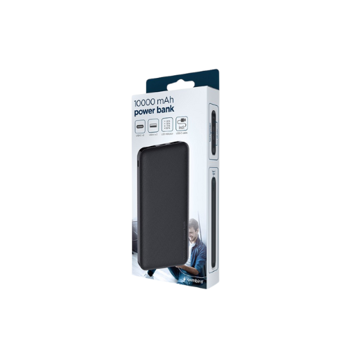 GEMBIRD Power bank da 10000 mAh Nero
