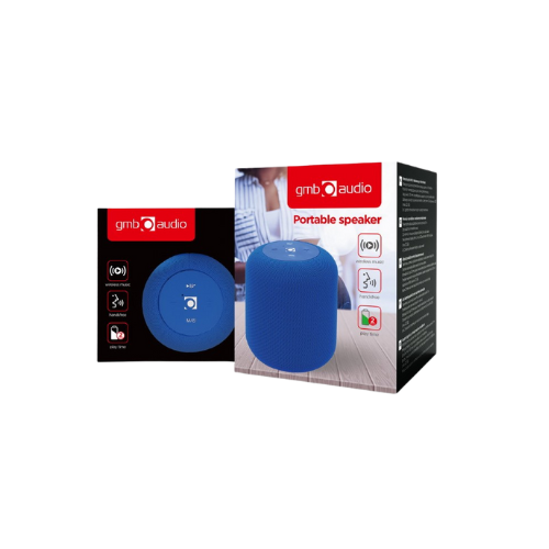 GEMBIRD Cassa portatile BT/USB/MicroSD Blu