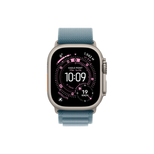 APPLE Watch Ultra3 GPS+Cell 49mm NaturalTitanium BlueAlpinLoop M