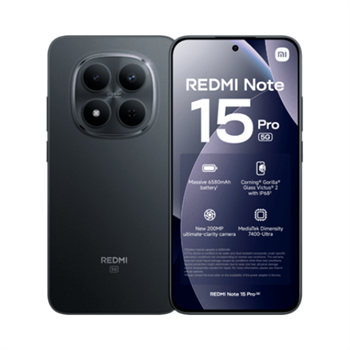 XIAOMI Redmi Note 15 Pro 5G 8-256GB Black Tim