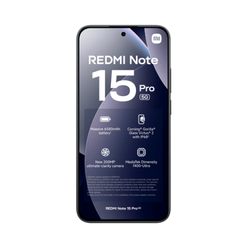 XIAOMI Redmi Note 15 Pro 5G 8-256GB Black Tim