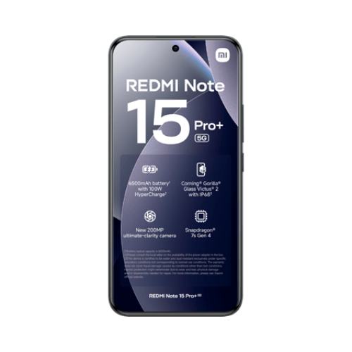 XIAOMI Redmi Note 15 Pro+ 5G 8-256GB Black Tim