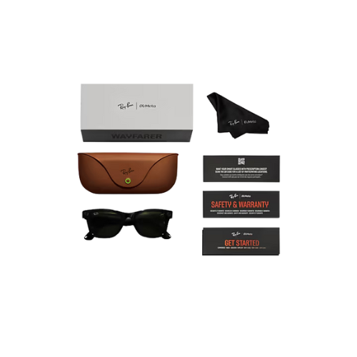 RAYBAN Meta Wayfarer Gen 1 NeroOpaco - Polarizzate Grafite