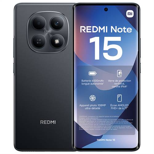 XIAOMI Redmi Note 15 4G 8-256GB Black
