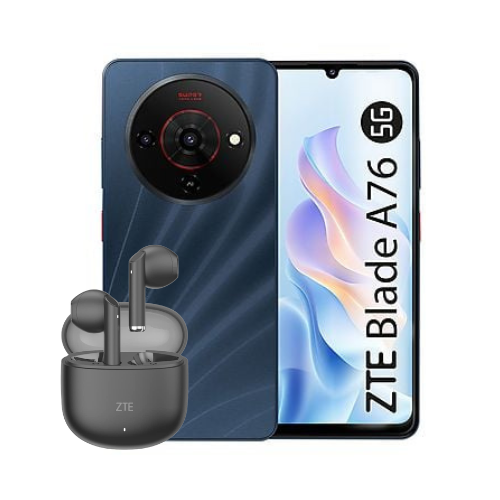 ZTE Blade A76 5G 4-128GB + Buds 2 StardustBlack Tim