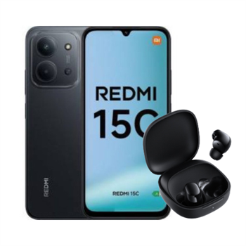 XIAOMI Redmi 15C 256GB Bundle + Buds 6 Black Tim
