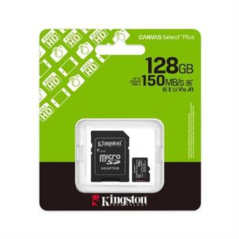 KINGSTON Micro SD 128GB Canvas Select Plus Gen3 SDCS3/128GB