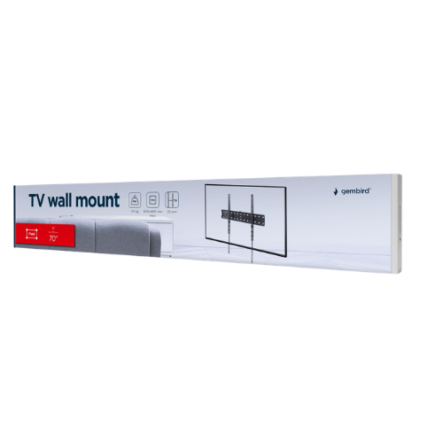 GEMBIRD Supporto a parete per TV (fisso), 37-70 (40 kg)