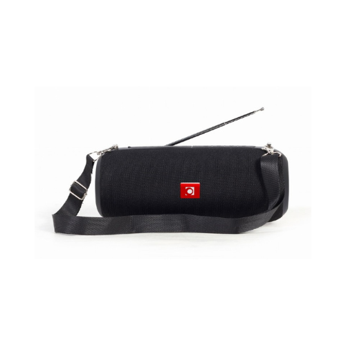 GEMBIRD Cassa portatile BT/USB/MicroSD/AUX con Radio FM Nera
