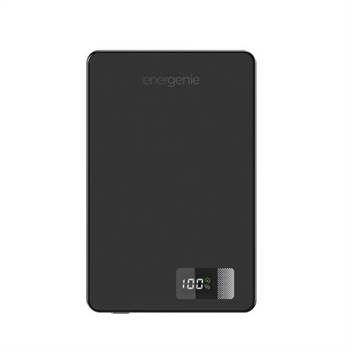 GEMBIRD Power bank wireless da 15 W, con LCD, 5000 mAh, nero