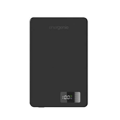 GEMBIRD Power bank wireless da 15 W, con LCD, 5000 mAh, nero